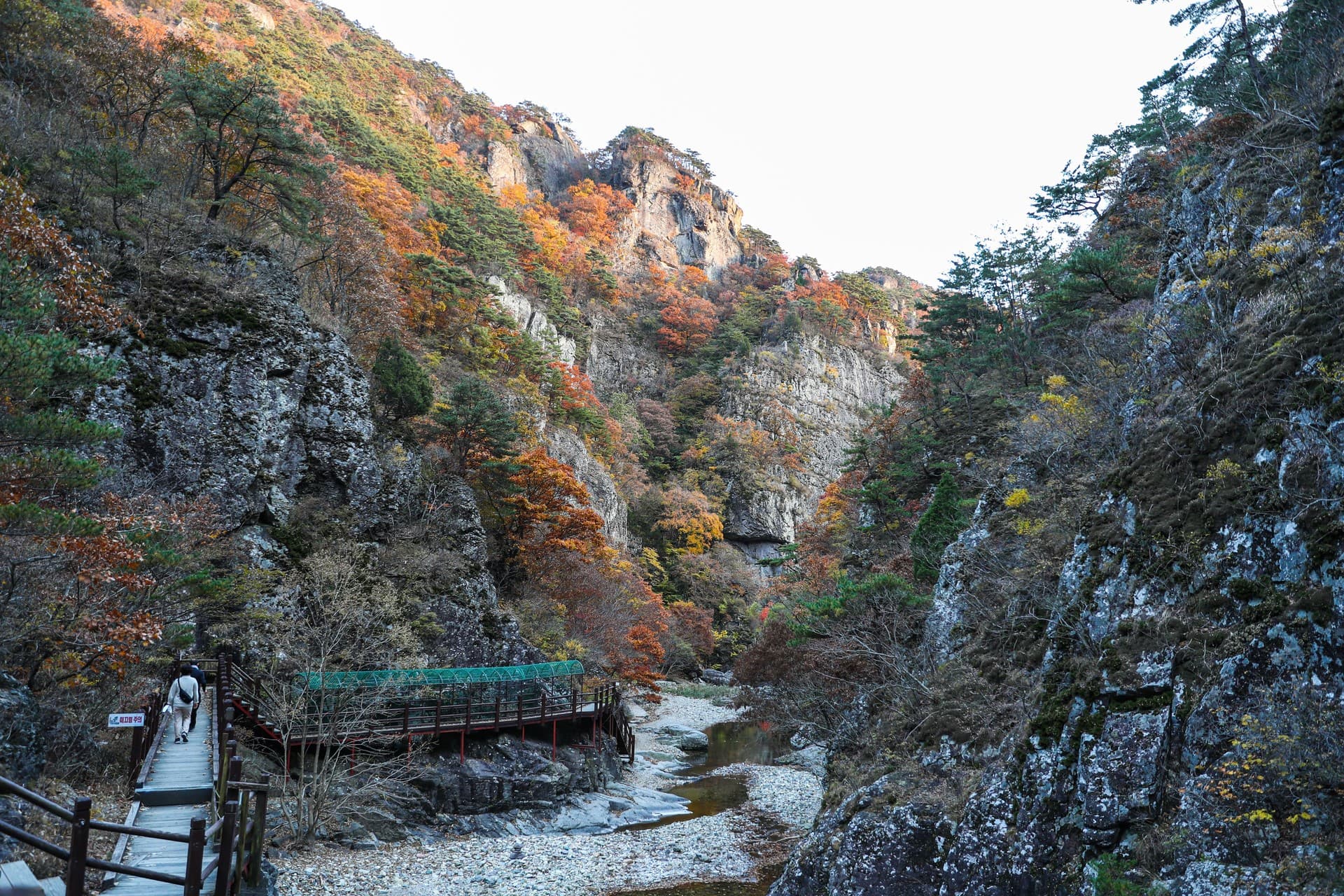 청송군 절골협곡 관광지 풍경