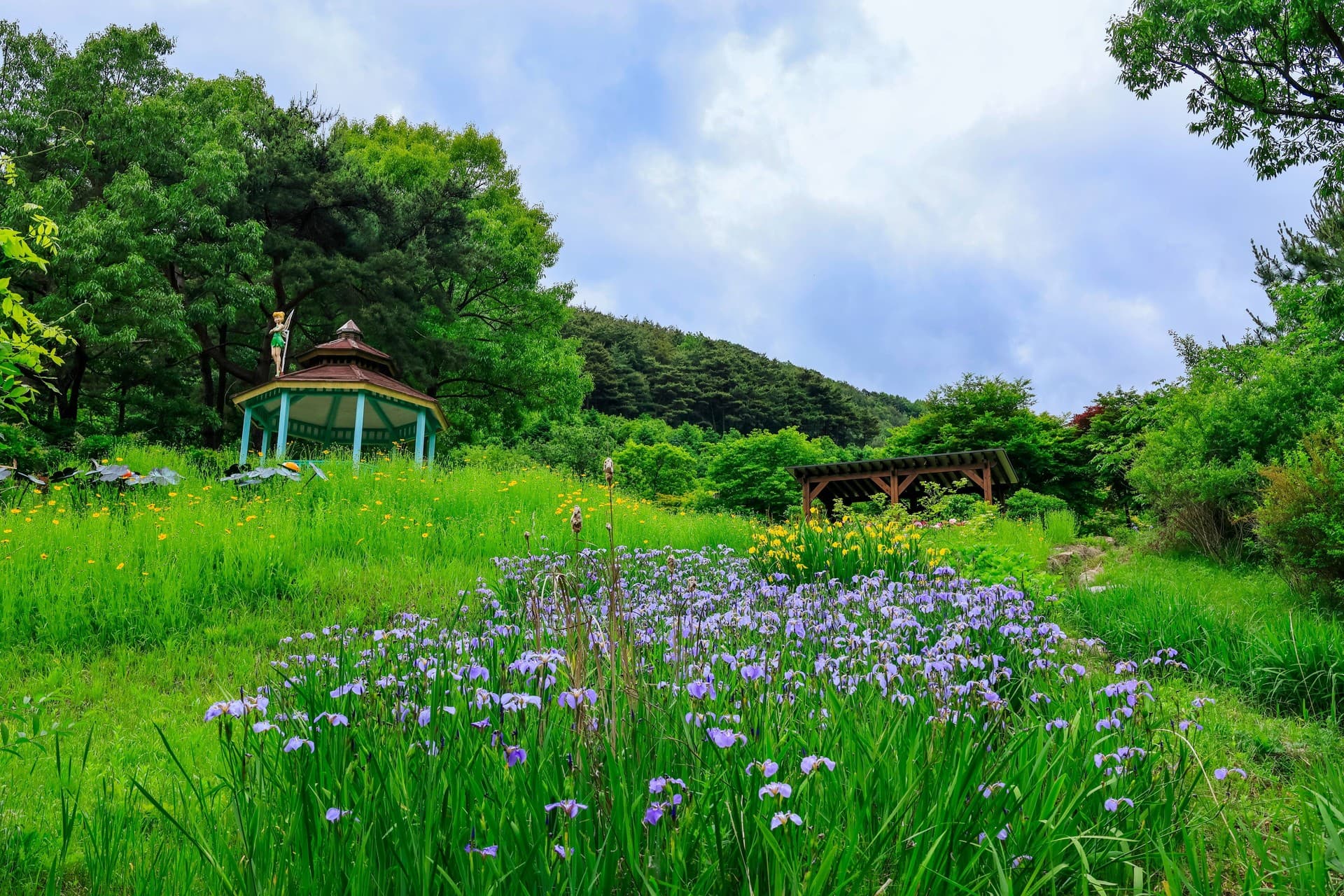 구례군 지리산정원 관광지 풍경