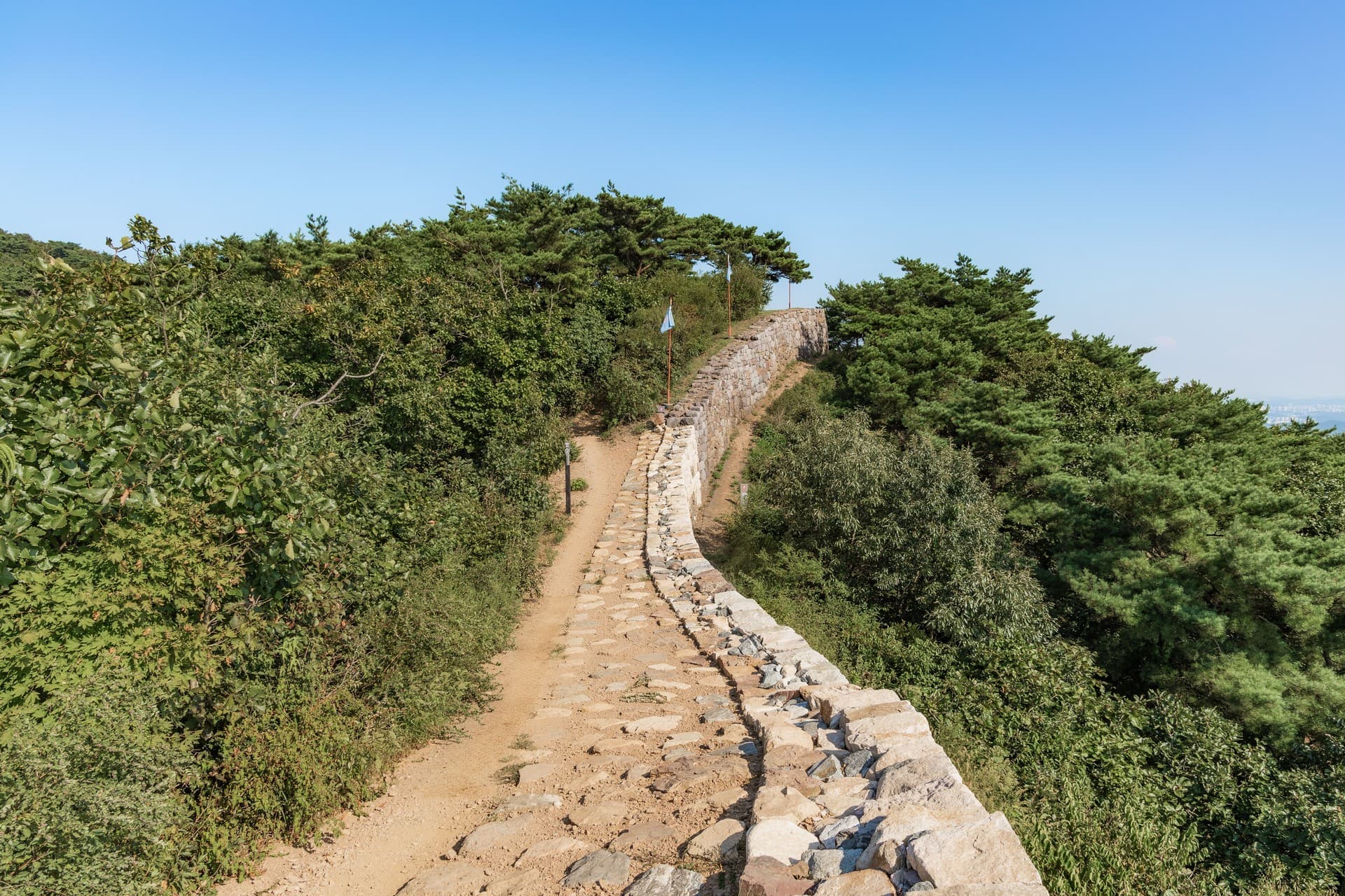 김포시 문수산성 관광지 풍경