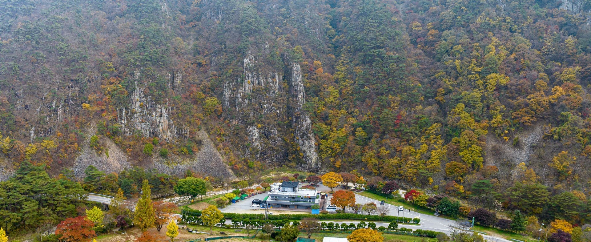 괴산군 쌍곡구곡 관광지 풍경
