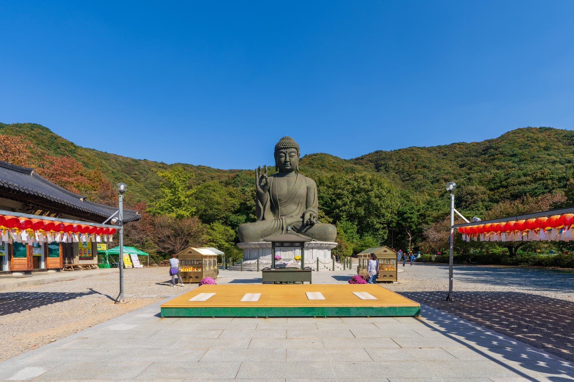 천안시 각원사 관광지 풍경