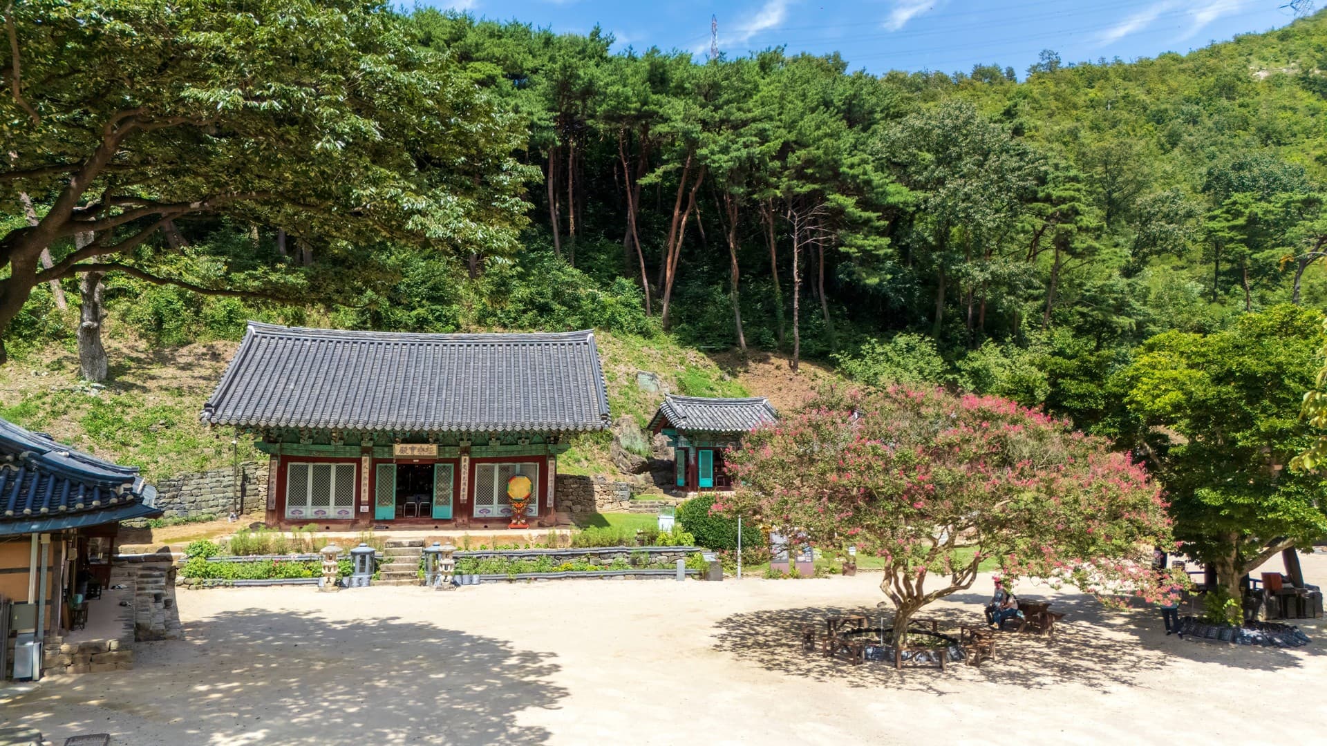 서산시 문수사 관광지 풍경
