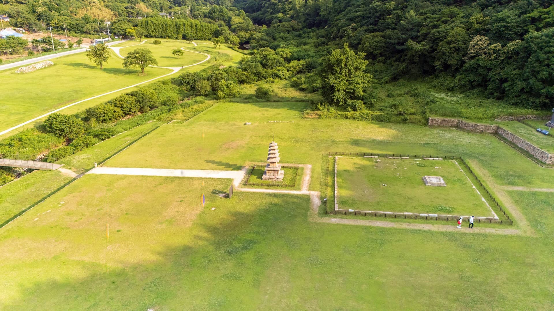 서산시 보원사지 관광지 풍경