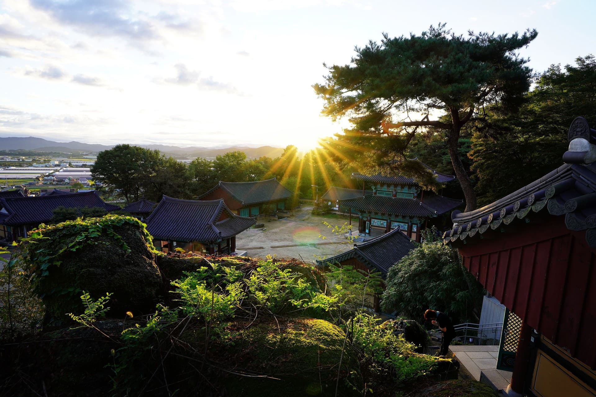논산시 관촉사 관광지 풍경