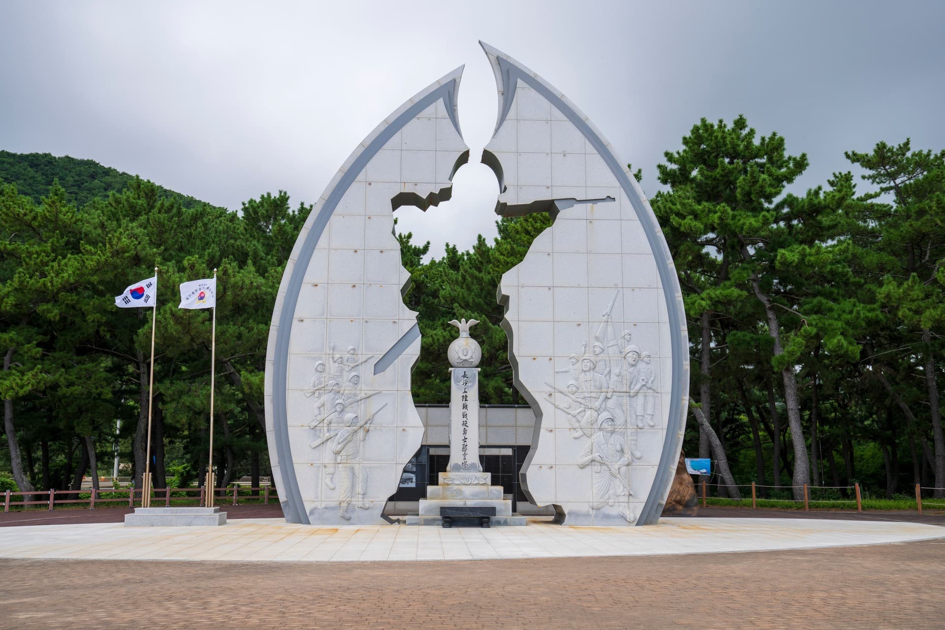 영덕군 장사상륙작전 전승기념관 관광지 풍경
