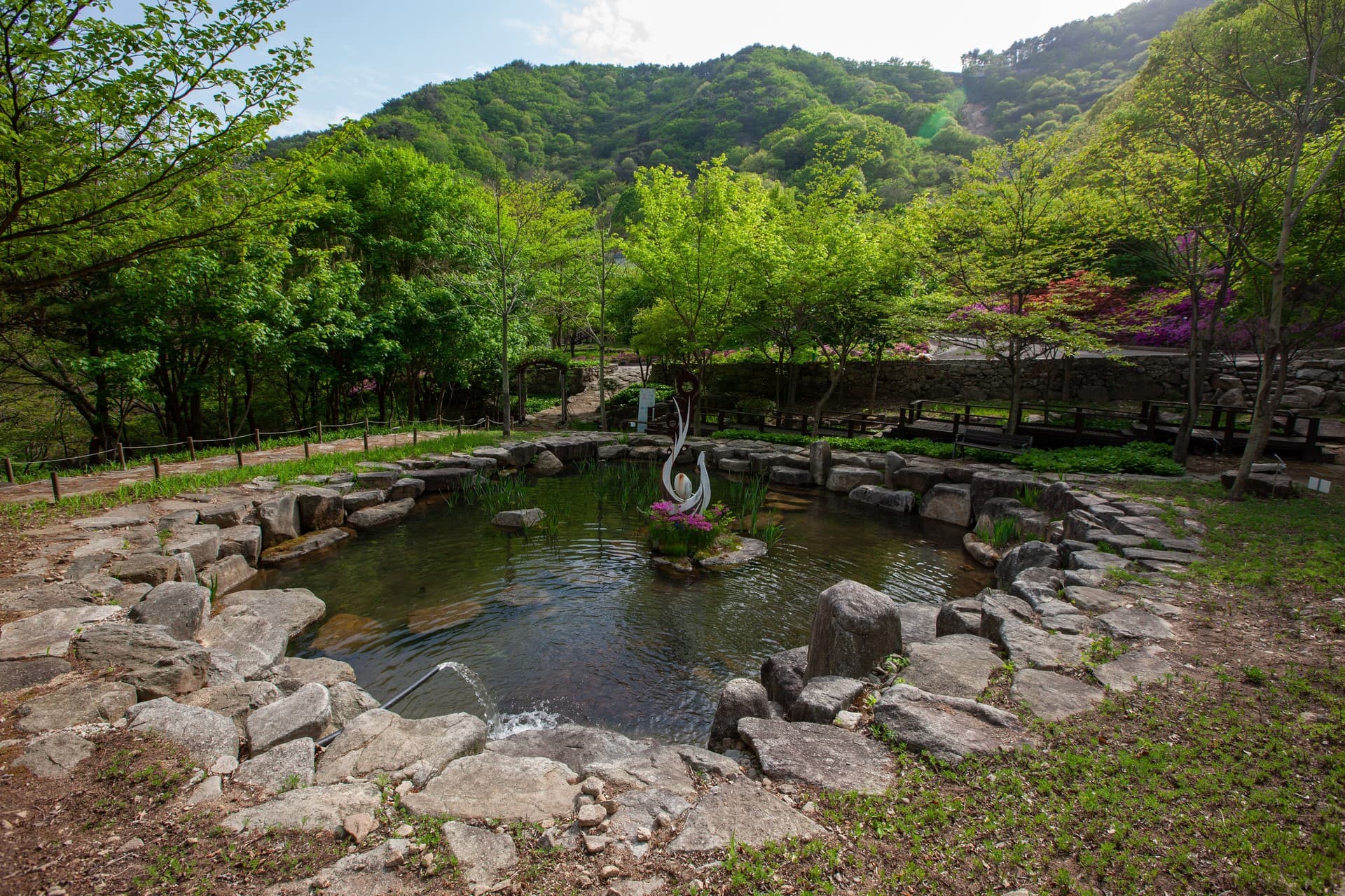 함양군 함양 대봉산 휴양밸리 관광지 풍경
