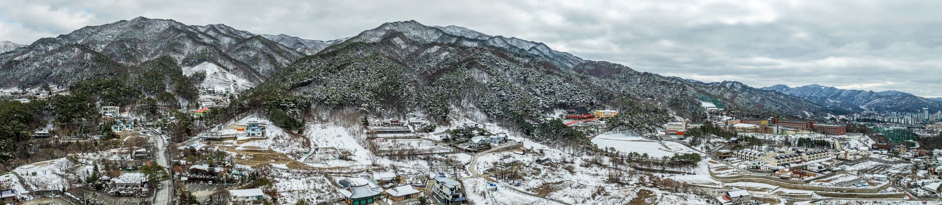 원주시 치악산국립공원 관광지 풍경