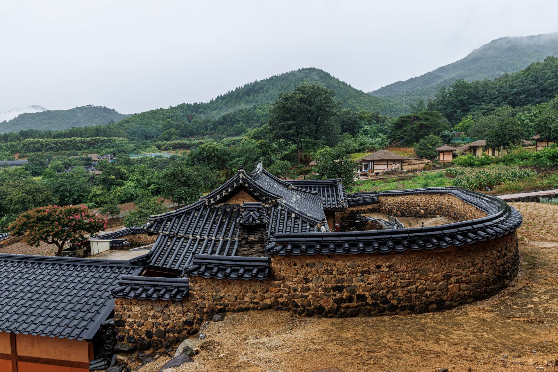 고성군 고성 왕곡마을 관광지 풍경