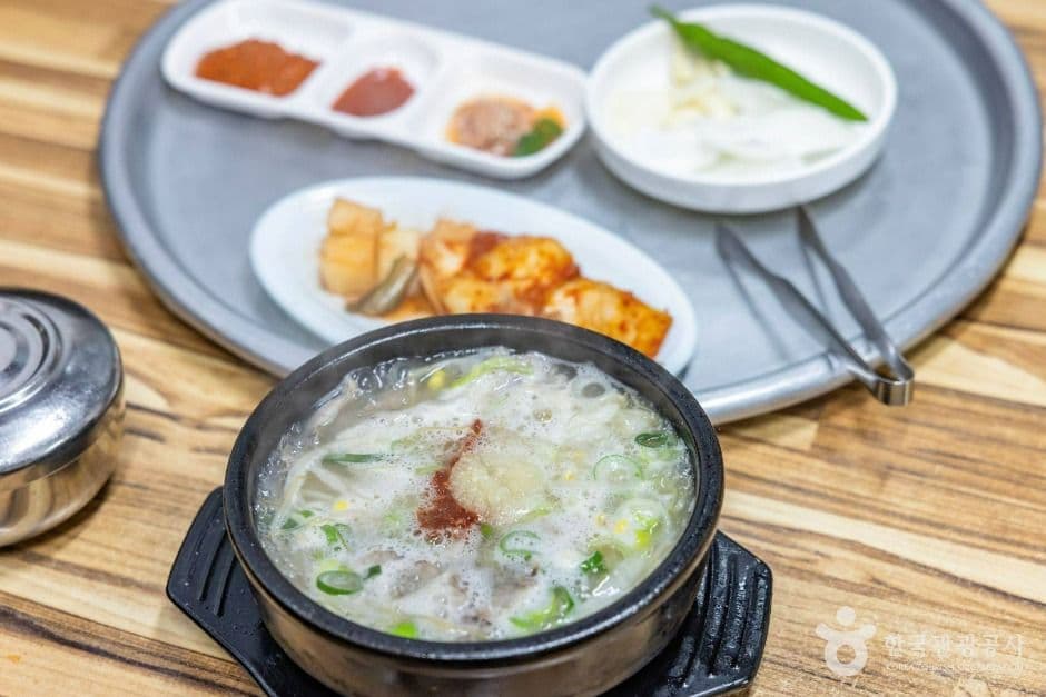 순천 웃장국밥 실제 사진