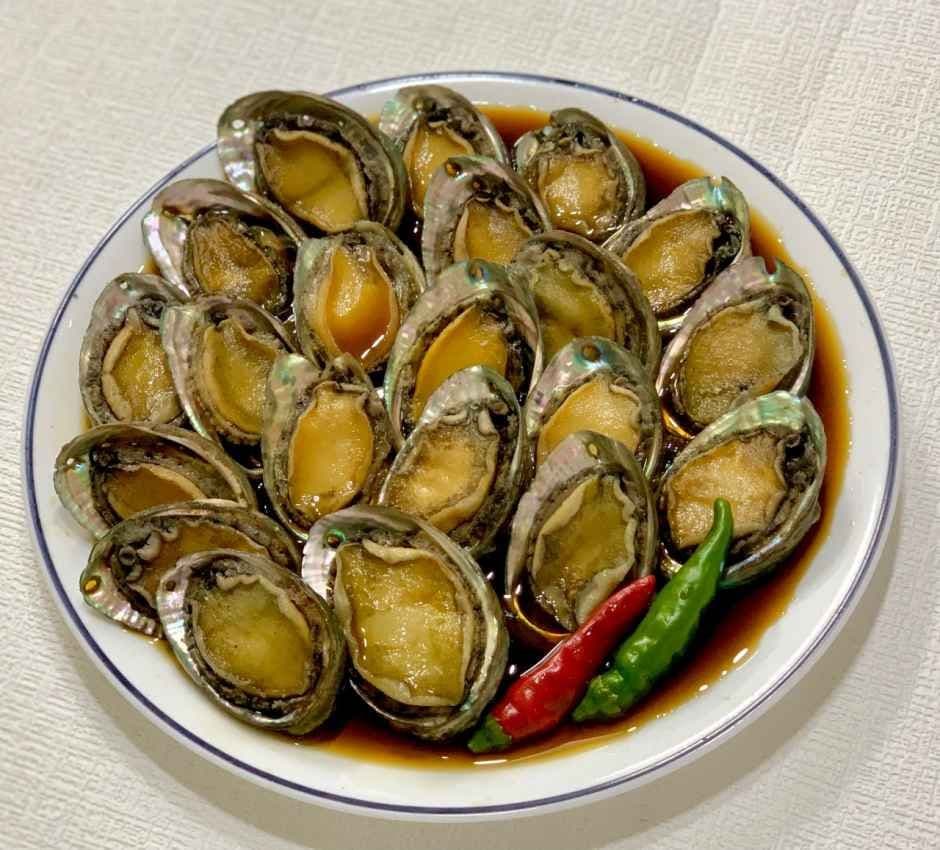진도 전복요리 실제 사진