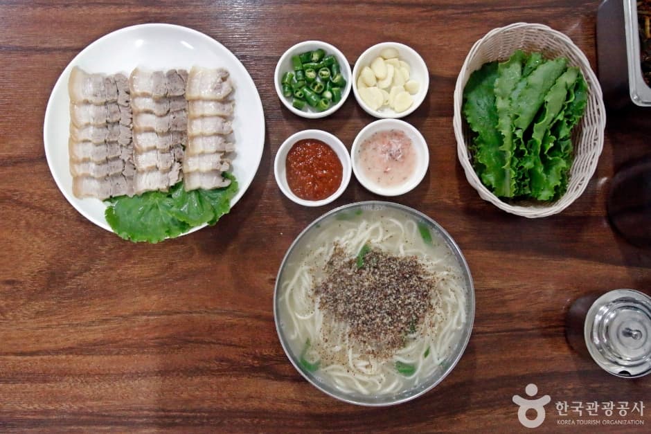 대전 칼국수 실제 사진