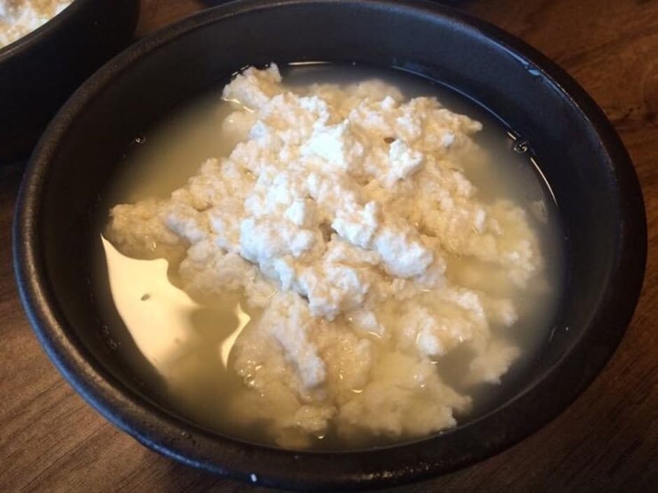 장단콩두부 실제 사진