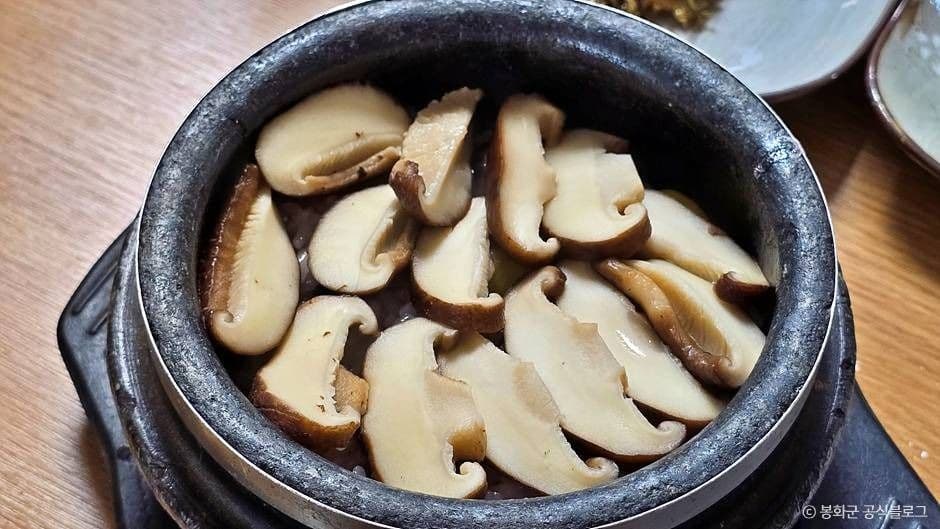 봉화 송이 실제 사진