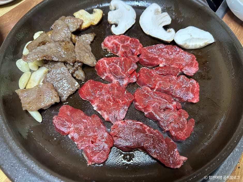 합천 황토한우구이 실제 사진