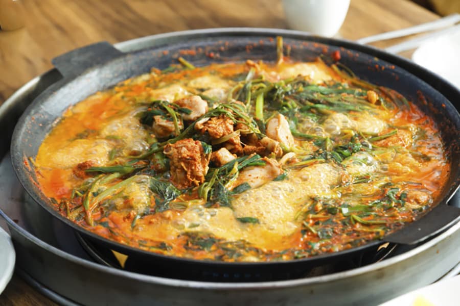 태백 물닭갈비 실제 사진