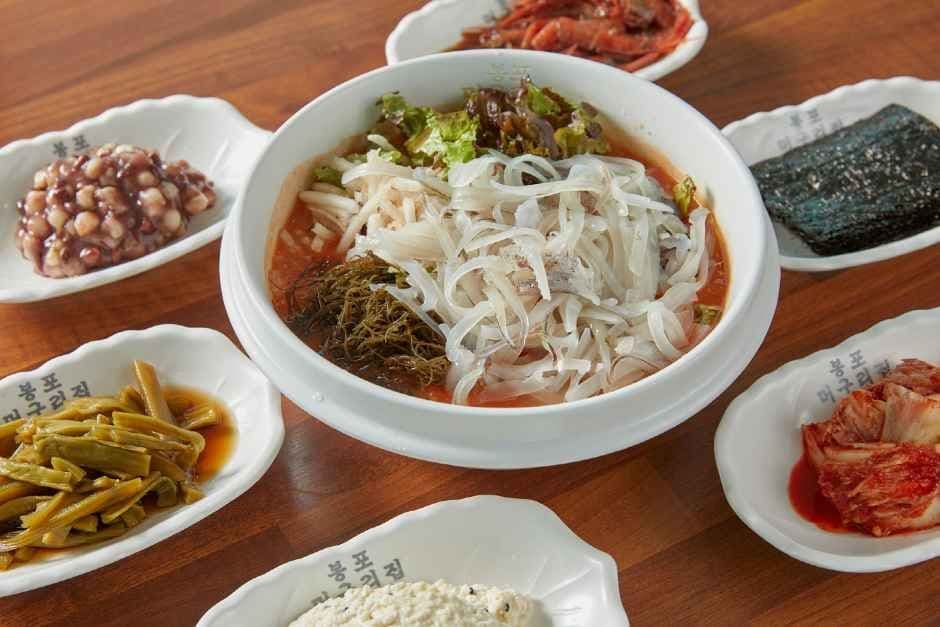 속초 물회 실제 사진