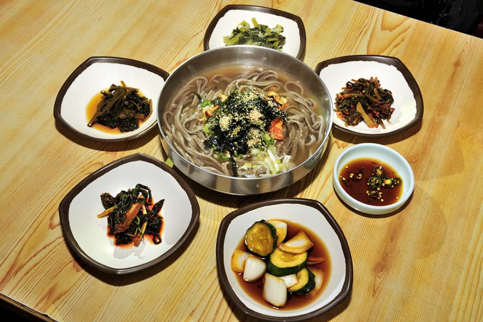 콧등치기국수 실제 사진