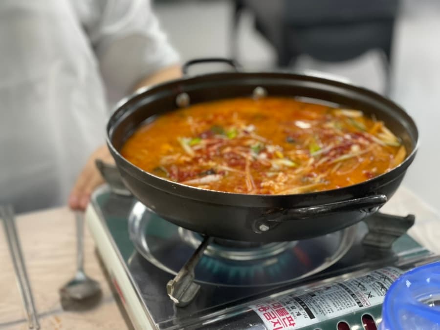 도치알탕 완성 음식 또는 해당 식품 제품 실제 사진
