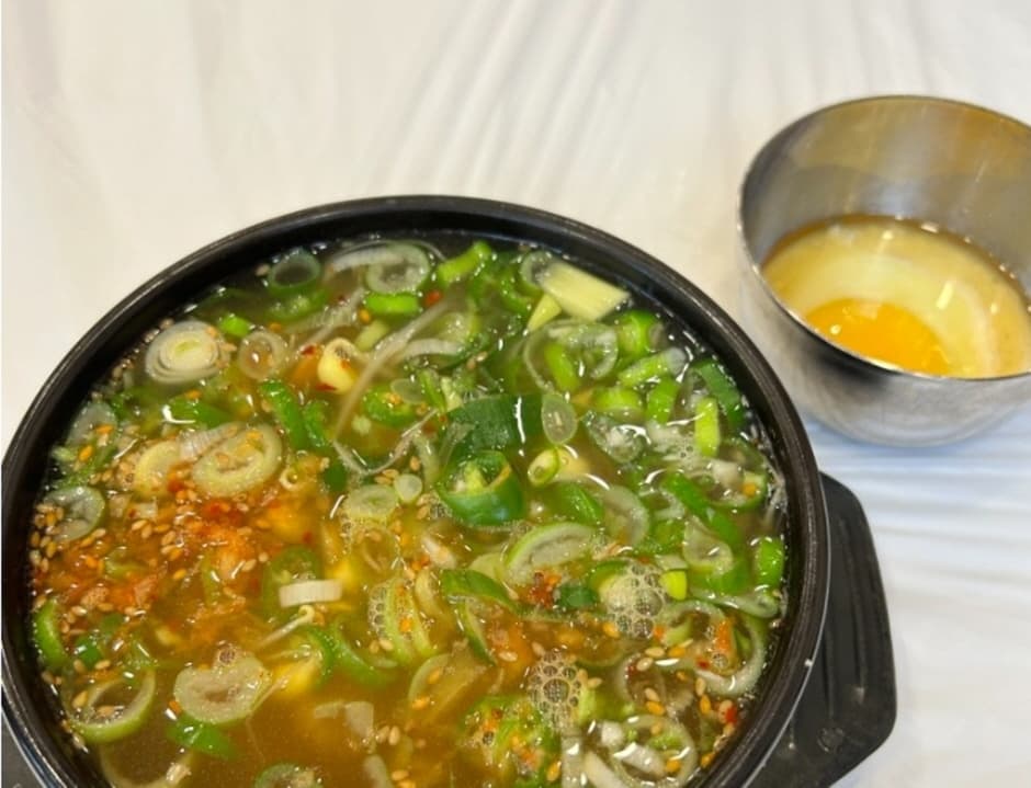 콩나물국밥 실제 사진
