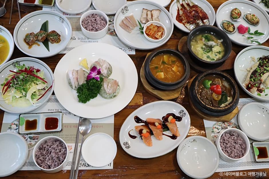 전주한정식 실제 사진