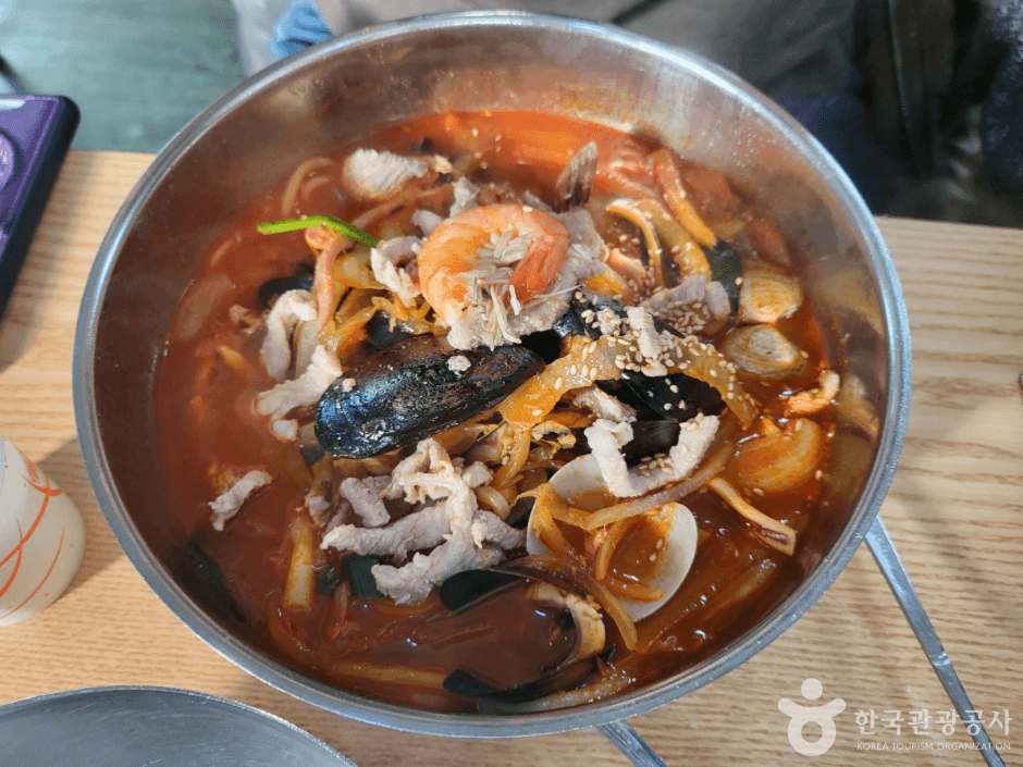 군산 짬뽕 실제 사진